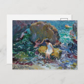 チャイルズオンザショア，ジャヴェア | ホアキン・ソロラ ポストカード (正面/裏面)