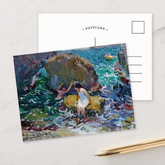 チャイルズオンザショア，ジャヴェア | ホアキン・ソロラ ポストカード