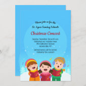 チャイルズカロリングホリデー招待状 招待状 (正面/裏面)