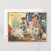 チャイルズキャノン花火おもちゃ兵士 ポストカード (正面/裏面)