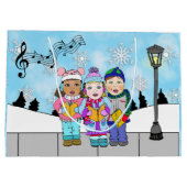 チャイルズクリスマスカロラーズホリデーシーズン ラージペーパーバッグ (裏面)