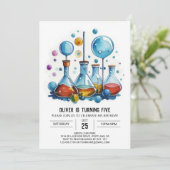 チャイルズケミストウィムシーサイエンティスト誕生日 招待状 (スタンド正面)