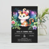 チャイルズハッピータイガー誕生日 招待状 (スタンド正面)