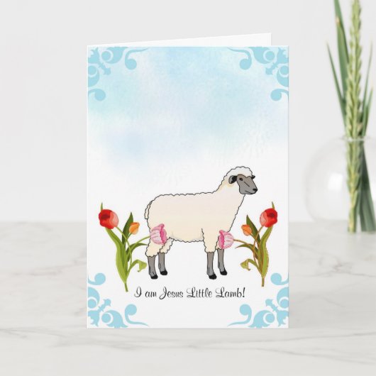 チャイルズバプテスマのカード カード (正面)