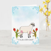 チャイルズバプテスマのカード カード (黄色い花)