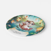 チャイルズマジカルオッター誕生日 ペーパープレート (アングル)