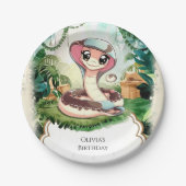 チャイルズマジカルスネーク誕生日 ペーパープレート (正面)