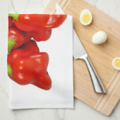 チャイルティタオル唐辛子 キッチンタオル (四つ折り)