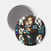 チャイルドを抱くパドアの聖アントニー マグネット (正面/裏面)