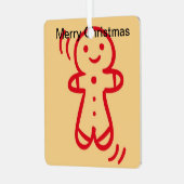 チャイルドアートがクリスマスに制作 メタルオーナメント (正面左)