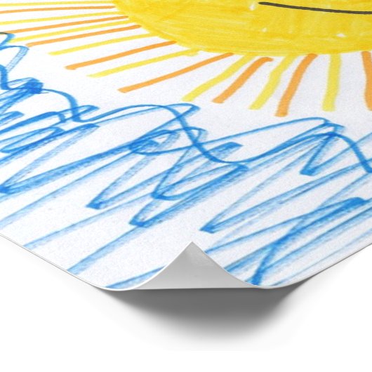 チャイルドアートをポスターに! ポスター (角)