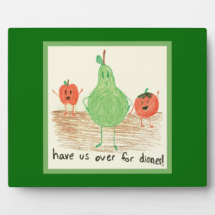 チャイルドアート、グリーン フォトプラーク