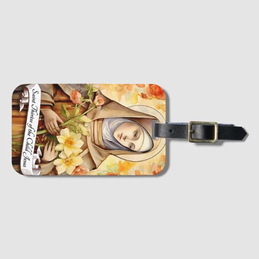 チャイルドイエスの聖テレ ラゲッジタグ (正面横)