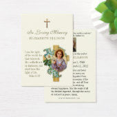 チャイルドイエス聖なる書物、 経典葬儀祈りの言葉カード (デスク)