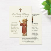 チャイルドイエス聖なる書物、 経典葬儀祈りの言葉カード (デスク)