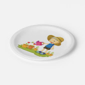 チャイルドウォーターリングプラントガーデン紙プレート ペーパープレート (アングル)