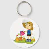 チャイルドウォーターリングプラントキーチェーン キーホルダー (正面)