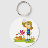 チャイルドウォーターリングプラントキーチェーン キーホルダー (裏面)