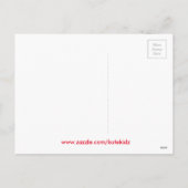 チャイルドエンジェル(ハート翼とハロー) シーズンポストカード (裏面)