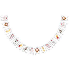 チャイルドクリスマスバースデーパーティー バンティングフラッグ