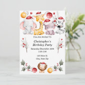 チャイルドクリスマスバースデーパーティー 招待状 (スタンド正面)