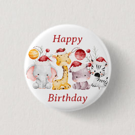 チャイルドクリスマスバースデーパーティー 缶バッジ