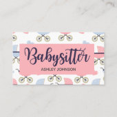 チャイルドケアナニーベビーシッター書道 名刺 (正面)