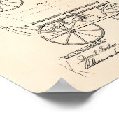 チャイルドズキャリッジ1889パテントアートオールドピーパー ポスター (角)