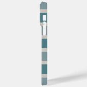 チャイルドズネームラブパパオンブルーストライプの Case-Mate iPhoneケース (裏面 / 左)