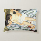 チャイルドズバスバイメアリーカッサットヴィンテージ印象派 アクセントクッション (裏面)