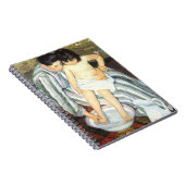 チャイルドズバスバイメアリーカッサットヴィンテージ印象派 ノートブック (右側)