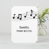 チャイルドズピアノリサイタルその他のミュージカルイベント 招待状 (スタンド正面)