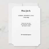 チャイルドズピアノリサイタルその他のミュージカルイベント 招待状 (裏面)