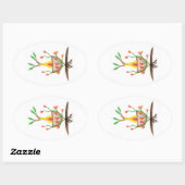 チャイルドズプラントアート 楕円形シール (シート)