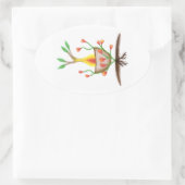 チャイルドズプラントアート 楕円形シール (バッグ)