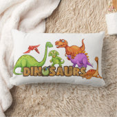 チャイルドズランバークッション – カラフル恐竜の森 ランバークッション (ブランケット)