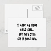 チャイルドセーフホーム ポストカード (正面/裏面)