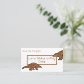 チャイルドデイト遊パンゴリン名刺 名刺 (スタンド正面)