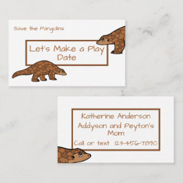 チャイルドデイト遊パンゴリン名刺 名刺