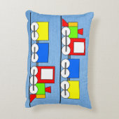 チャイルドトイスチームトレインクッション アクセントクッション (裏面(縦))