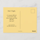 チャイルドドリームの夜は近々ハガキ ポストカード (裏面)