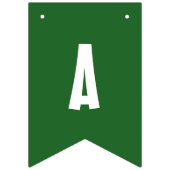 チャイルドハッピーバースデーベアカスタム バンティングフラッグ (第3の旗)