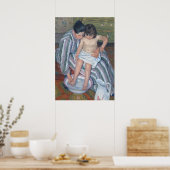 チャイルドバス1893年(キャンバス上油) ポスター (キッチン)