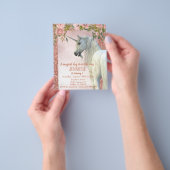 チャイルドバラ金ゴールドグリッターかわいらしユニコーンフローラ チラシ (手)