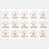 チャイルドバレンタインバニーラブ ラッピングペーパーシート (正面)