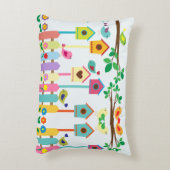 チャイルドバーズバードハウスの風景 アクセントクッション (裏面(縦))