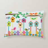 チャイルドバーズバードハウスの風景 アクセントクッション (裏面)