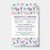 チャイルドフォト緊急IDかわいい子供の識別 バッジ (裏面)