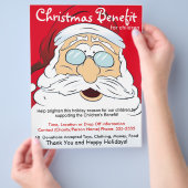 チャイルドフライヤーのサンタクロース特典 チラシ (手)