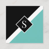 チャイルドプレイデイト恐竜スクエアビジネスカード スクエア名刺 (裏面)